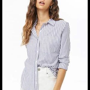 SALE‼️ FOREVER 21 YELLOW BUTTON DOWN CASUAL TOP